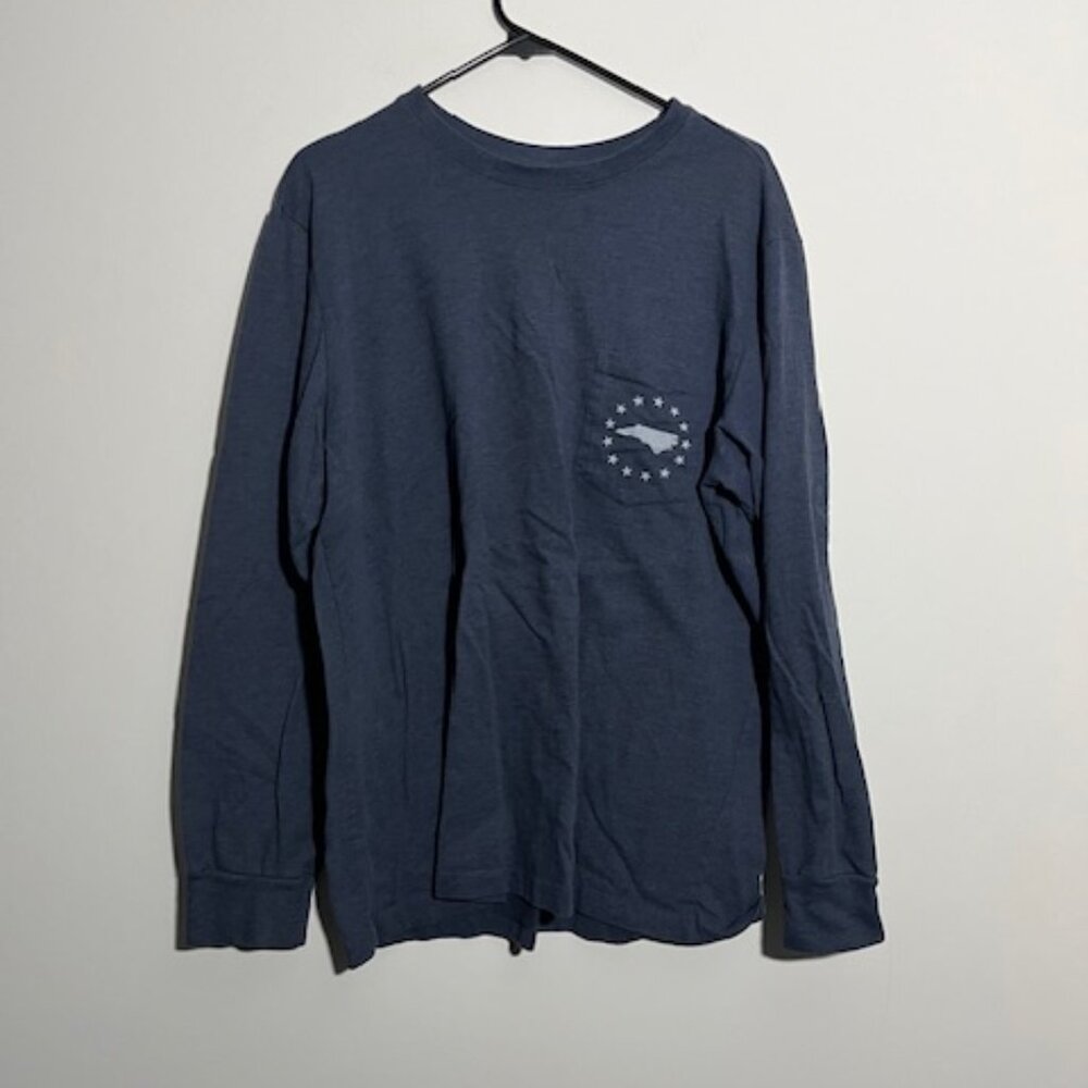 State of Mine North Carolina Navy Blue Long Sleeve Shirt Size 2XL